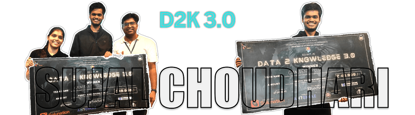 Winning D2K3 Hackathon